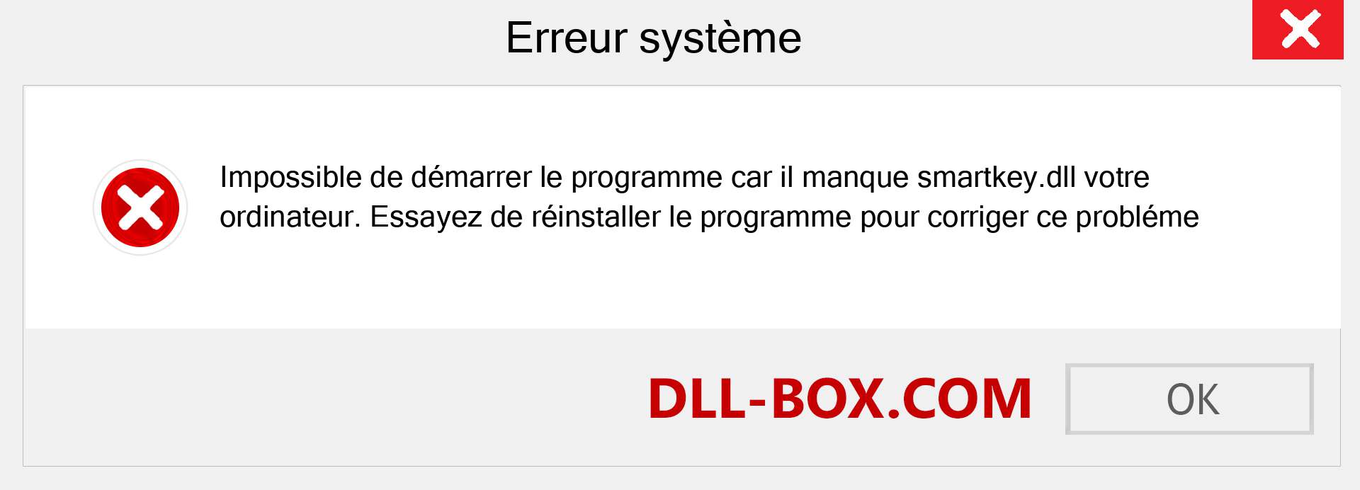 Le fichier smartkey.dll est manquant ?. Télécharger pour Windows 7, 8, 10 - Correction de l'erreur manquante smartkey dll sur Windows, photos, images